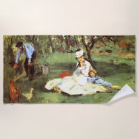 Die Familie Monet in ihrem Garten Edouard Manet