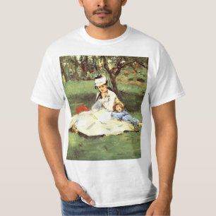 Die Familie Monet in ihrem Garten Edouard Manet T-Shirt