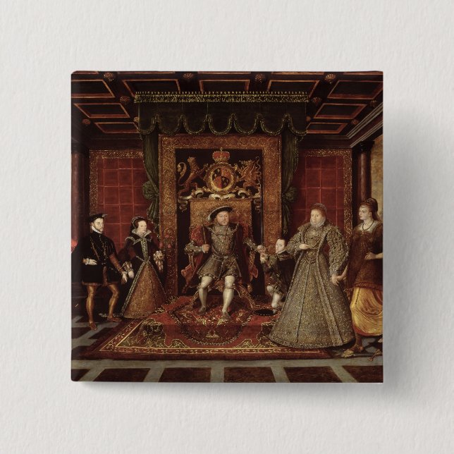 Die Familie von Henry VIII: Button (Vorderseite)