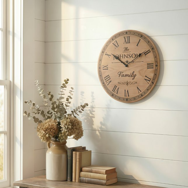 Die Familien JOHNSON Wanduhr (Von Creator hochgeladen)