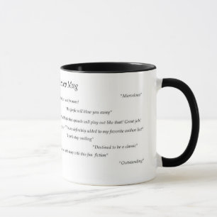 Die Fan-Fiktions-Bericht-Tasse zwei Tasse