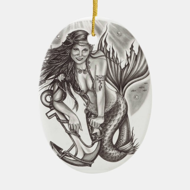 Die Fantasie des Seemanns Keramik Ornament (Vorne)