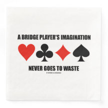 Die Fantasie eines Bridge-Spielers wird nie versch