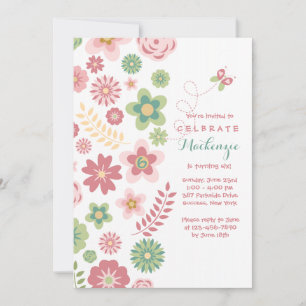 Die Fantasie-Einladung des Mädchens Einladung