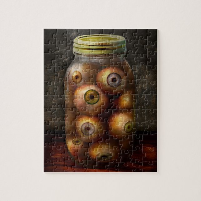 Die Fantasie - gruselig - ich habe immer Augen für Puzzle (Vertikal)