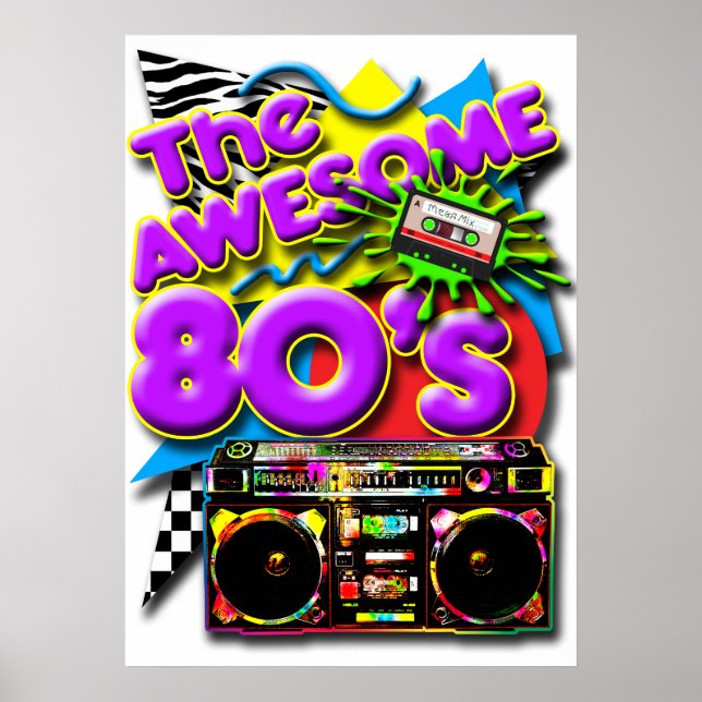 Die fantastischen 80er poster (Vorne)