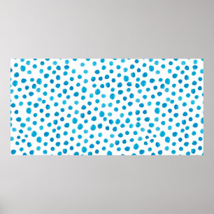 Die Farbe der Aquarellmalerei ist ein modernes Mus Poster