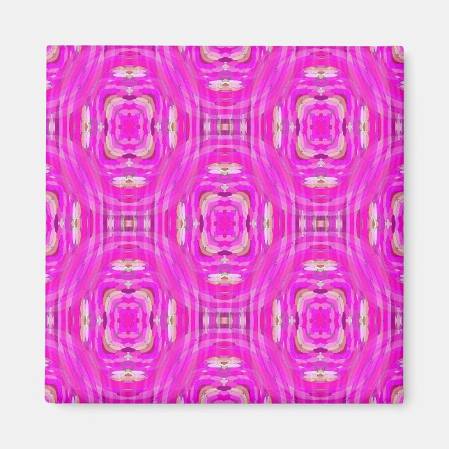 Die Farbe der Freundschaft ist rosa..... Magnet (Vorne)