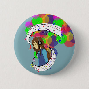 Die Farbe der Musik Button