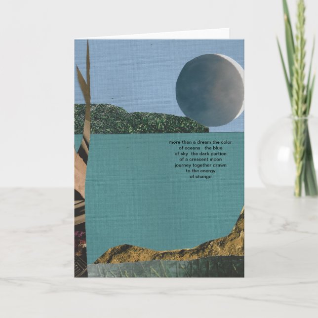 Die Farbe der Ozeane Karte (Vorderseite)