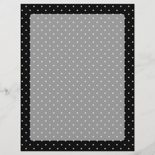 Die Farbe der Polka-Punkte auf schwarzem Klick anp (Vorderseite)