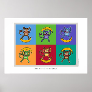 die Farbe des Affen Poster