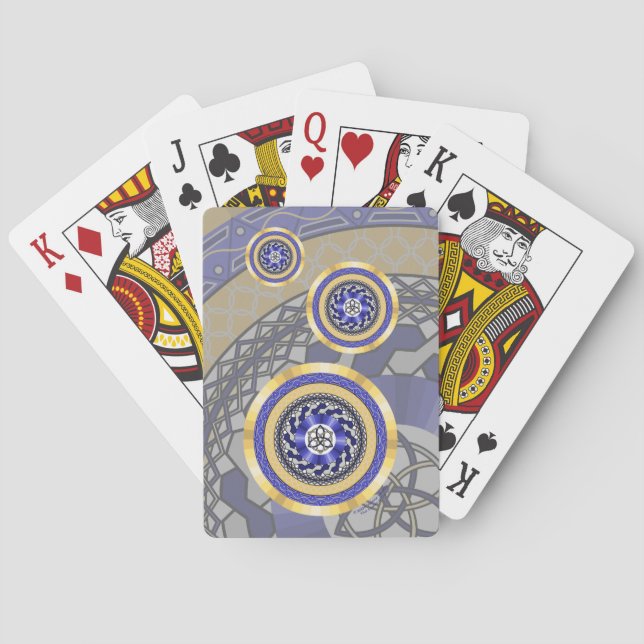 Die Farben der neuen, klassischen Spielkarten (Rückseite)