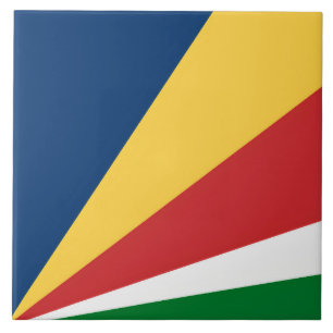 Die Farben der Seychellen sind modern gestaltet Fliese