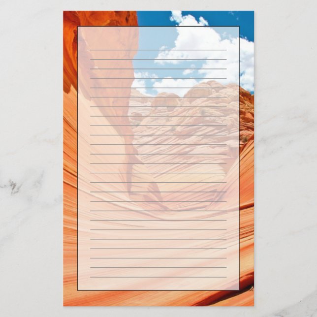 Die Farben der Welle Briefpapier (Vorderseite)