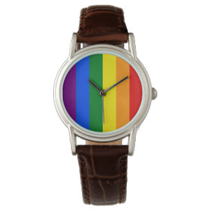 Die Farben des Regenbogens Armbanduhr