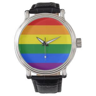 Die Farben des Regenbogens Armbanduhr