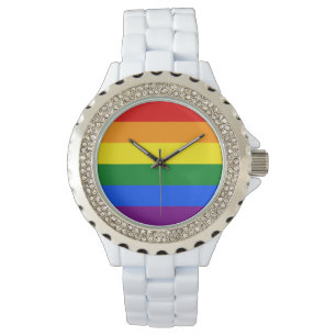 Die Farben des Regenbogens Armbanduhr