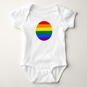 Die Farben des Regenbogens Baby Strampler