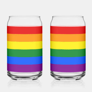 Die Farben des Regenbogens Dosenglas