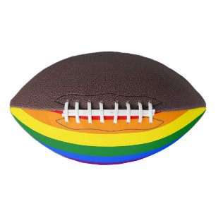 Die Farben des Regenbogens Football