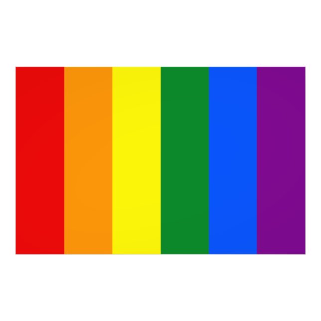 Die Farben des Regenbogens Fotodruck (Vorne)