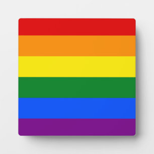 Die Farben des Regenbogens Fotoplatte