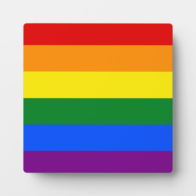 Die Farben des Regenbogens Fotoplatte (Vorderseite)