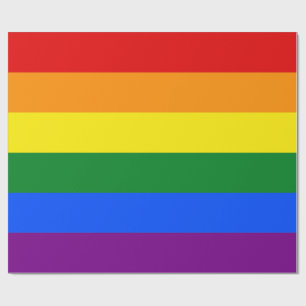 Die Farben des Regenbogens Geschenkpapier