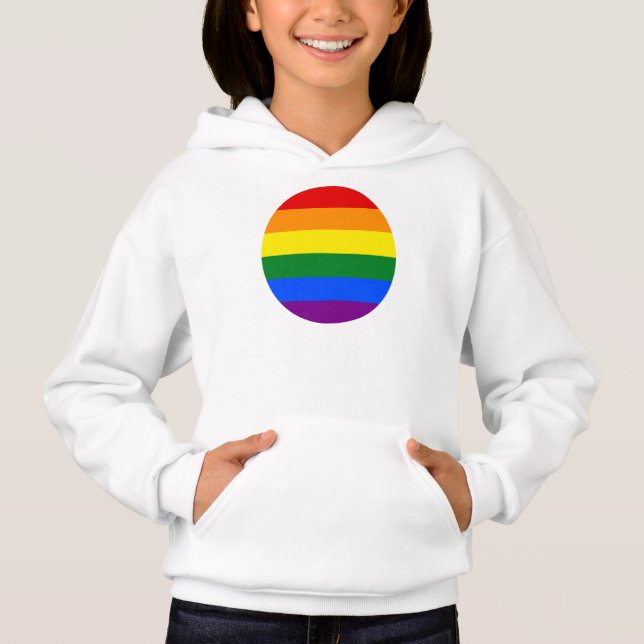 Die Farben des Regenbogens Hoodie (Vorderseite)