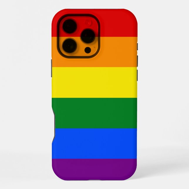 Die Farben des Regenbogens iPhone Hülle (Rückseite)