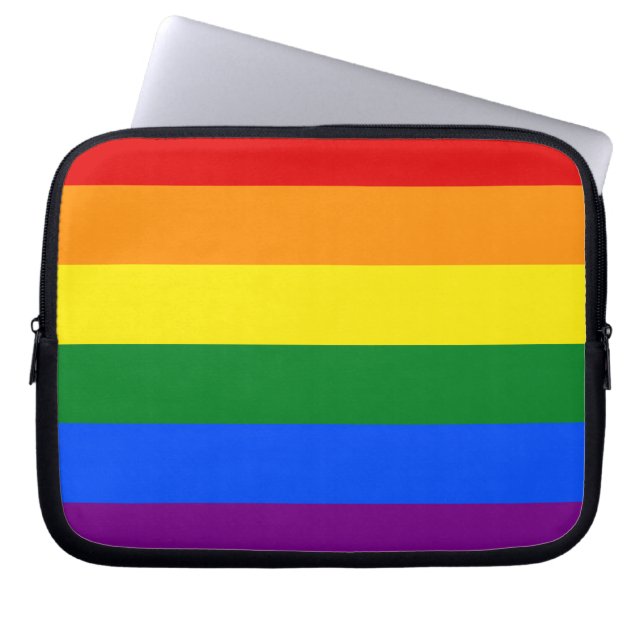 Die Farben des Regenbogens Laptopschutzhülle (Vorderseite)
