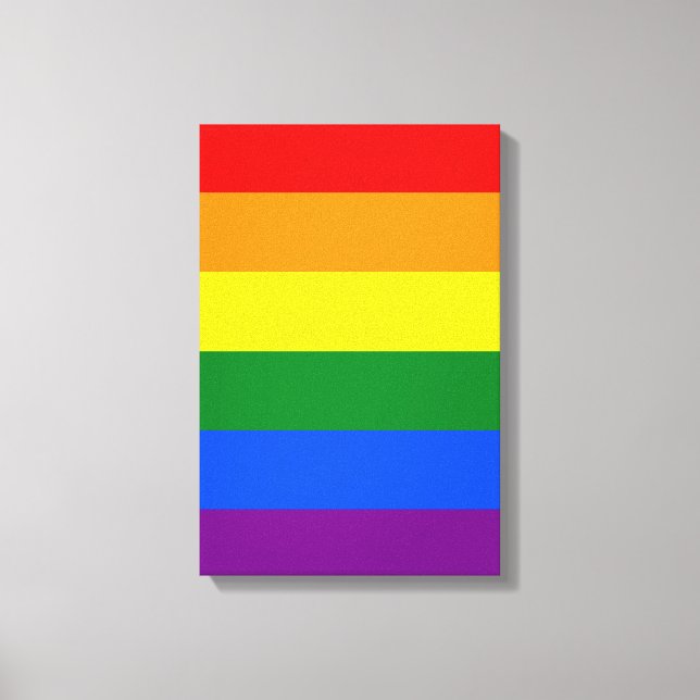 Die Farben des Regenbogens Leinwanddruck (Vorderseite)