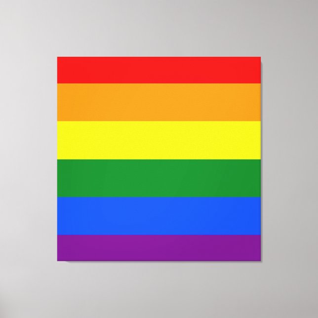 Die Farben des Regenbogens Leinwanddruck (Vorderseite)