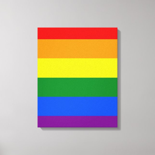 Die Farben des Regenbogens Leinwanddruck (Vorderseite)