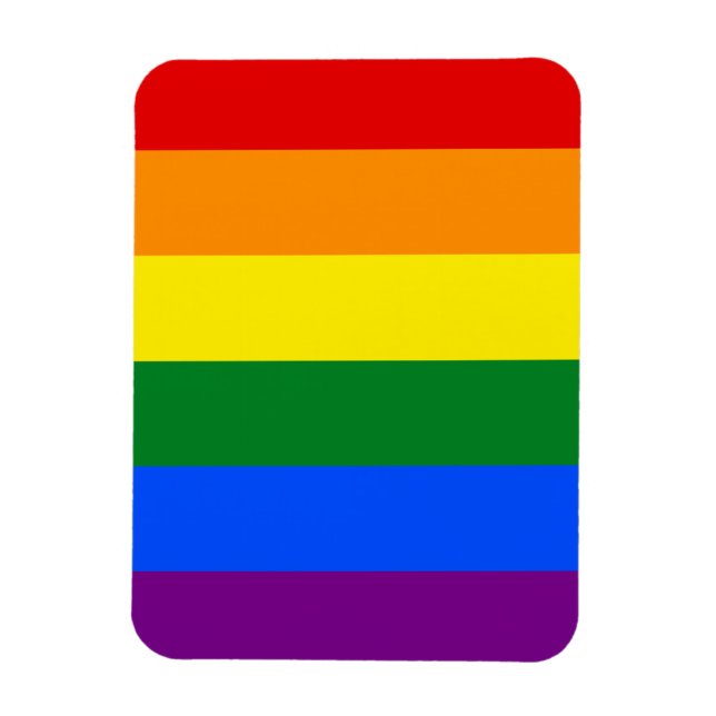 Die Farben des Regenbogens Magnet (Vertikal)