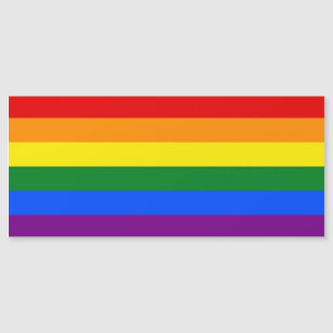 Die Farben des Regenbogens Magnetkarte