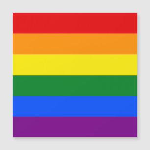 Die Farben des Regenbogens Magnetkarte