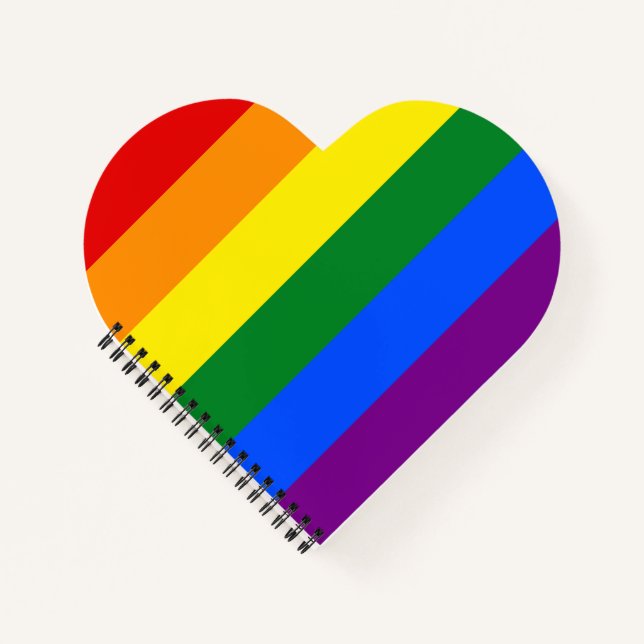 Die Farben des Regenbogens Notizbuch (Vorderseite)