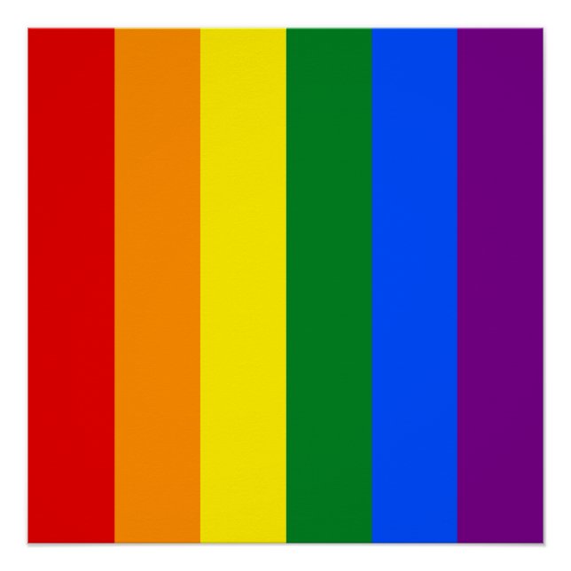 Die Farben des Regenbogens Poster (Vorderseite)