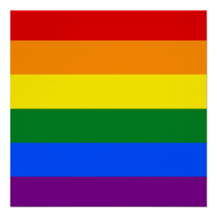 Die Farben des Regenbogens Poster