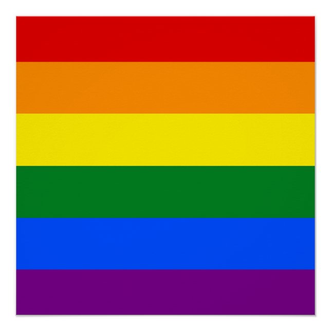 Die Farben des Regenbogens Poster (Vorderseite)