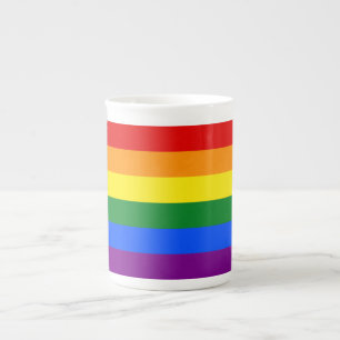 Die Farben des Regenbogens Prozellantasse