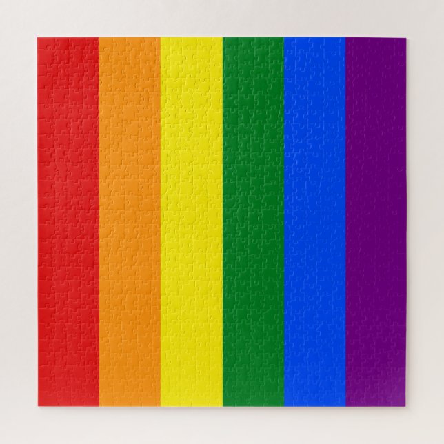 Die Farben des Regenbogens Puzzle (Vertikal)