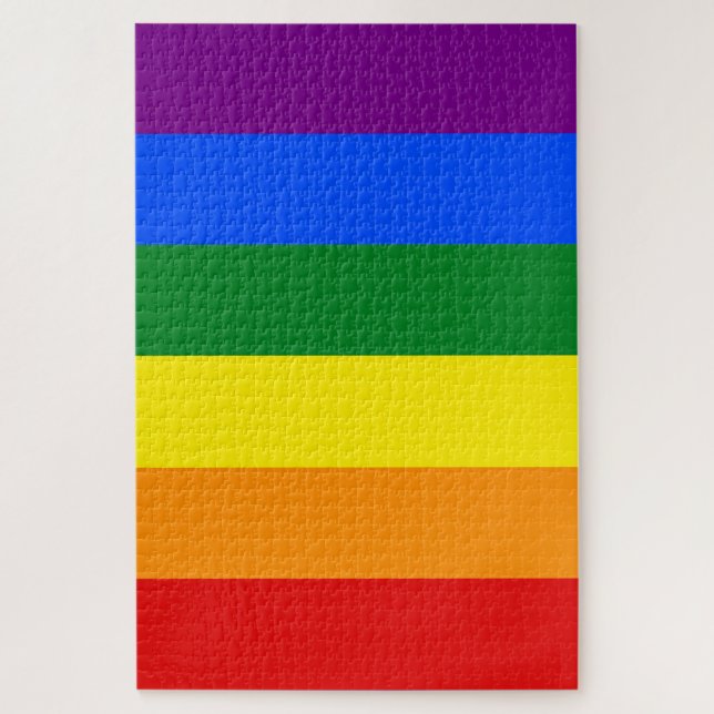 Die Farben des Regenbogens Puzzle (Vertikal)