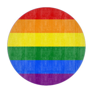 Die Farben des Regenbogens Schneidebrett
