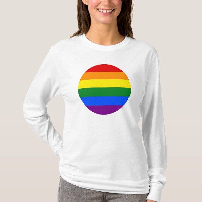 Die Farben des Regenbogens T-Shirt (Vorderseite)