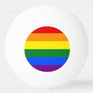 Die Farben des Regenbogens Tischtennisball
