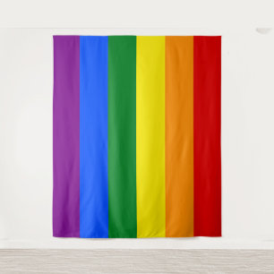 Die Farben des Regenbogens Wandteppich