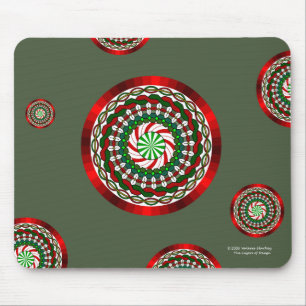 Die Farben des Weihnachtsmousepads Mousepad